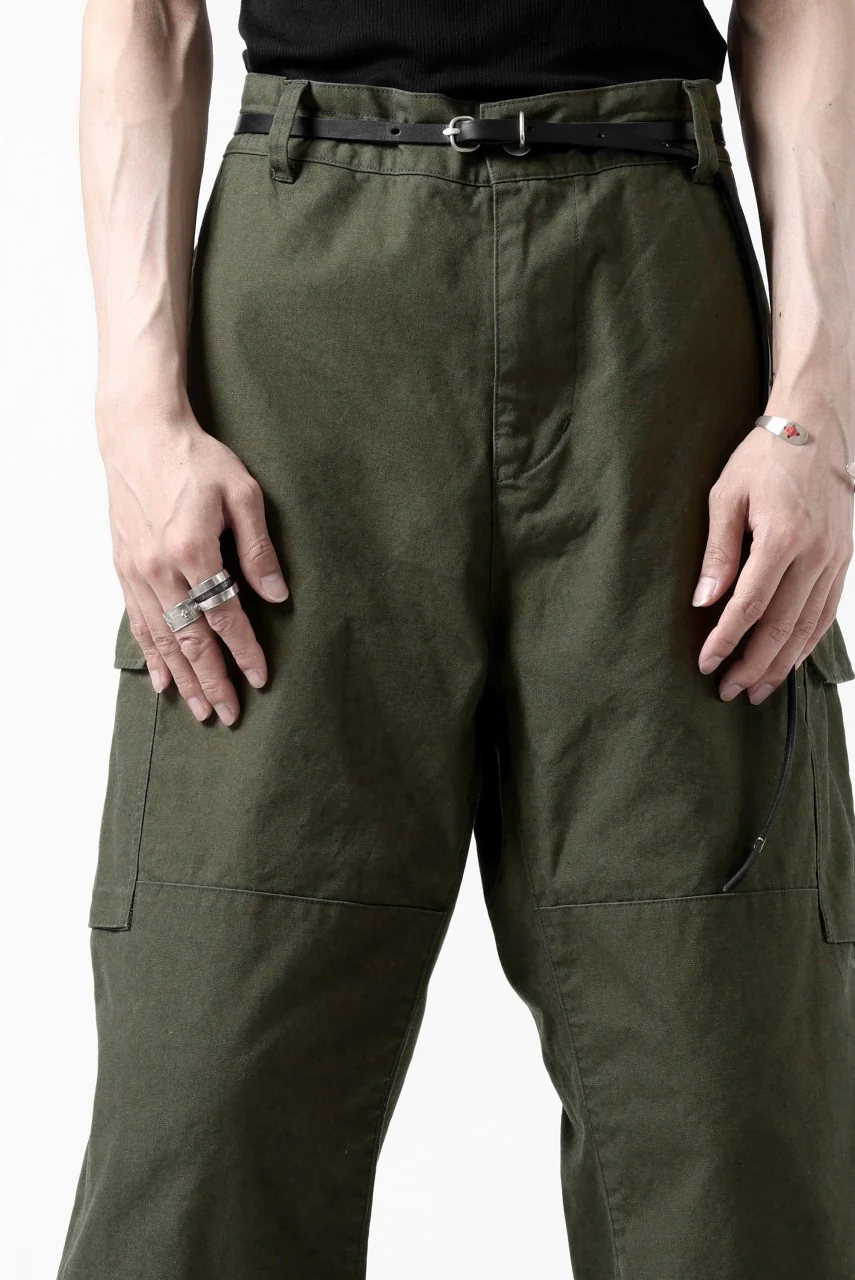 N/07 MILITARY TROUSERS M47 / LIGHT-WEIGHT DUCK (OLIVE) - Image 41