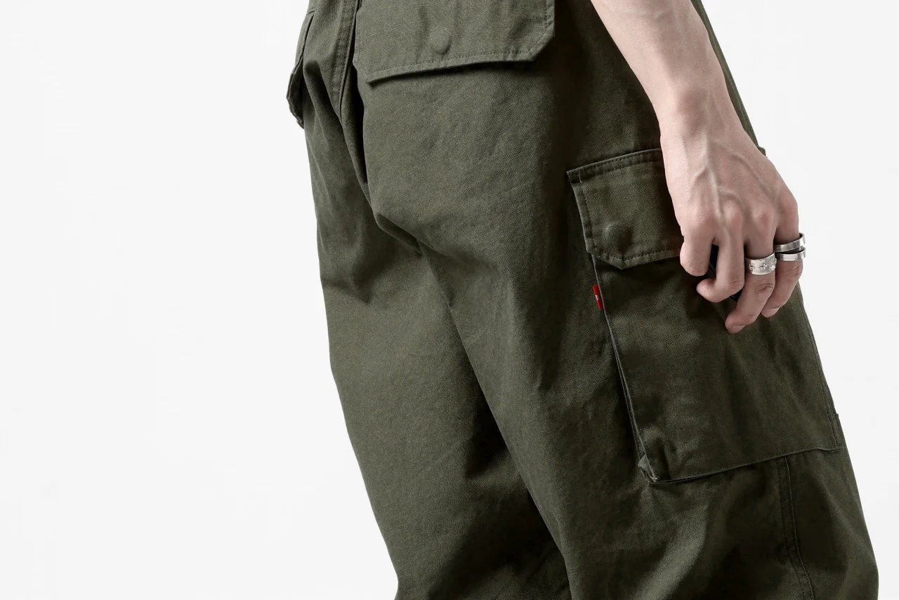 N/07 MILITARY TROUSERS M47 / LIGHT-WEIGHT DUCK (OLIVE) - Image 50