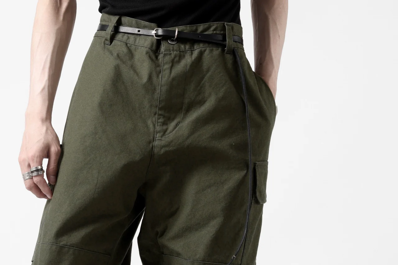 N/07 MILITARY TROUSERS M47 / LIGHT-WEIGHT DUCK (OLIVE) - Image 51