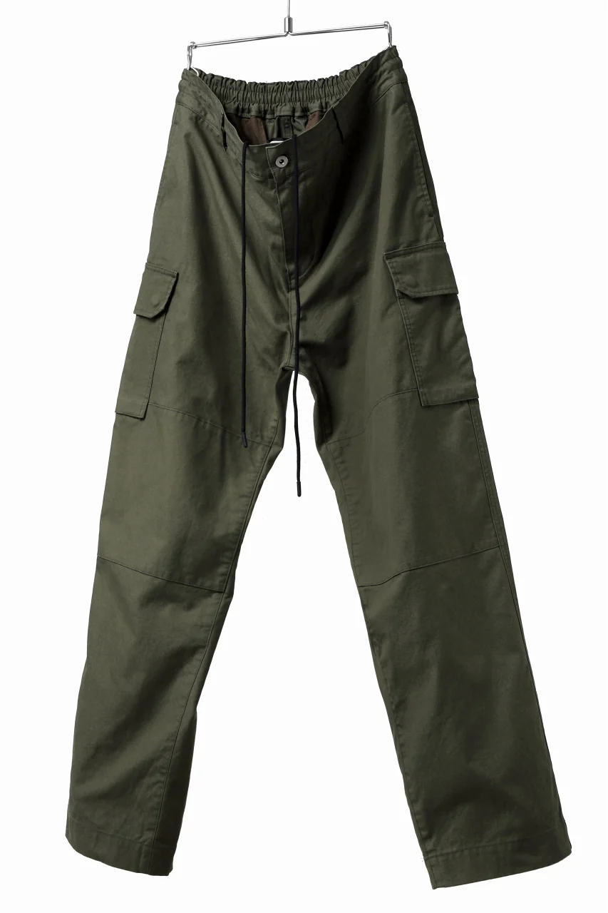 N/07 MILITARY TROUSERS M47 / LIGHT-WEIGHT DUCK (OLIVE) - Image 8