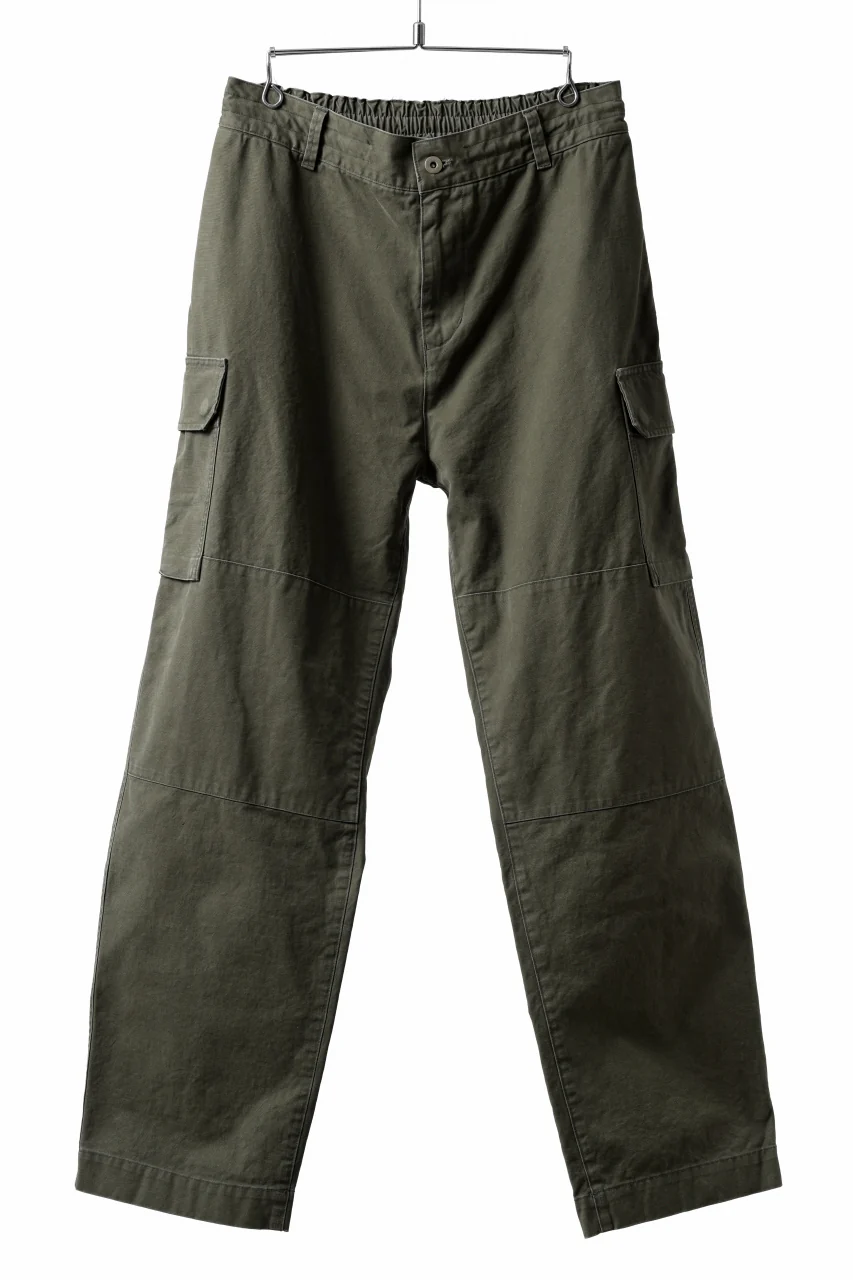 N/07 MILITARY TROUSERS M47 / VINTAGE BIO-WASHED DUCK CANVAS (KHAKI)