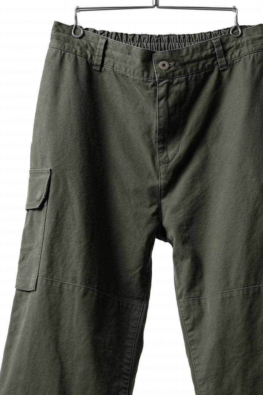N/07 MILITARY TROUSERS M47 / VINTAGE BIO-WASHED DUCK CANVAS (KHAKI) - Image 13