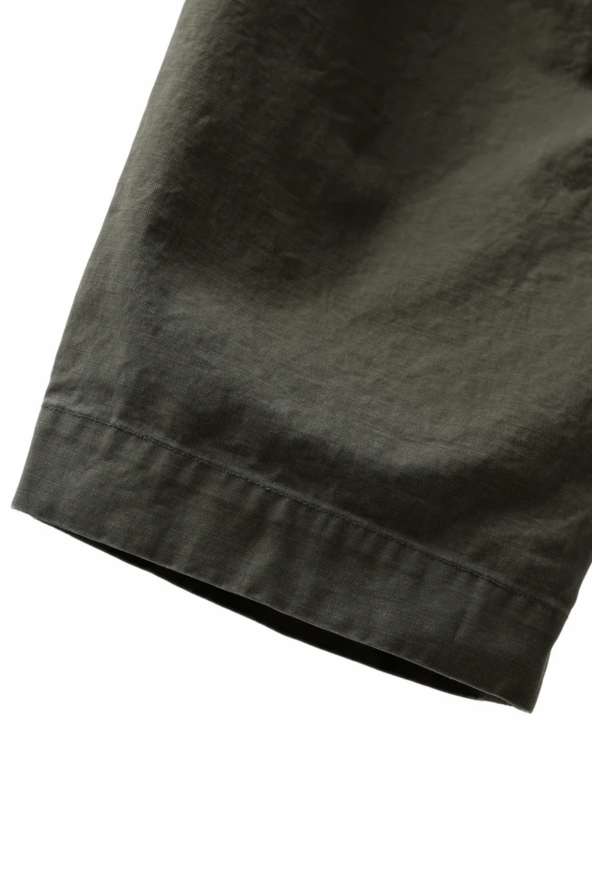N/07 MILITARY TROUSERS M47 / VINTAGE BIO-WASHED DUCK CANVAS (KHAKI) - Image 14