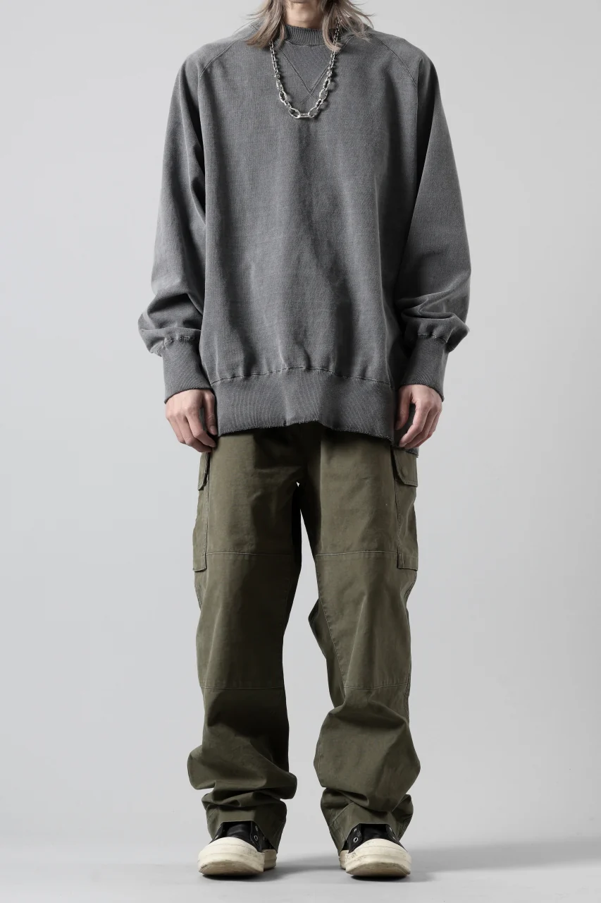 N/07 MILITARY TROUSERS M47 / VINTAGE BIO-WASHED DUCK CANVAS (KHAKI) - Image 22
