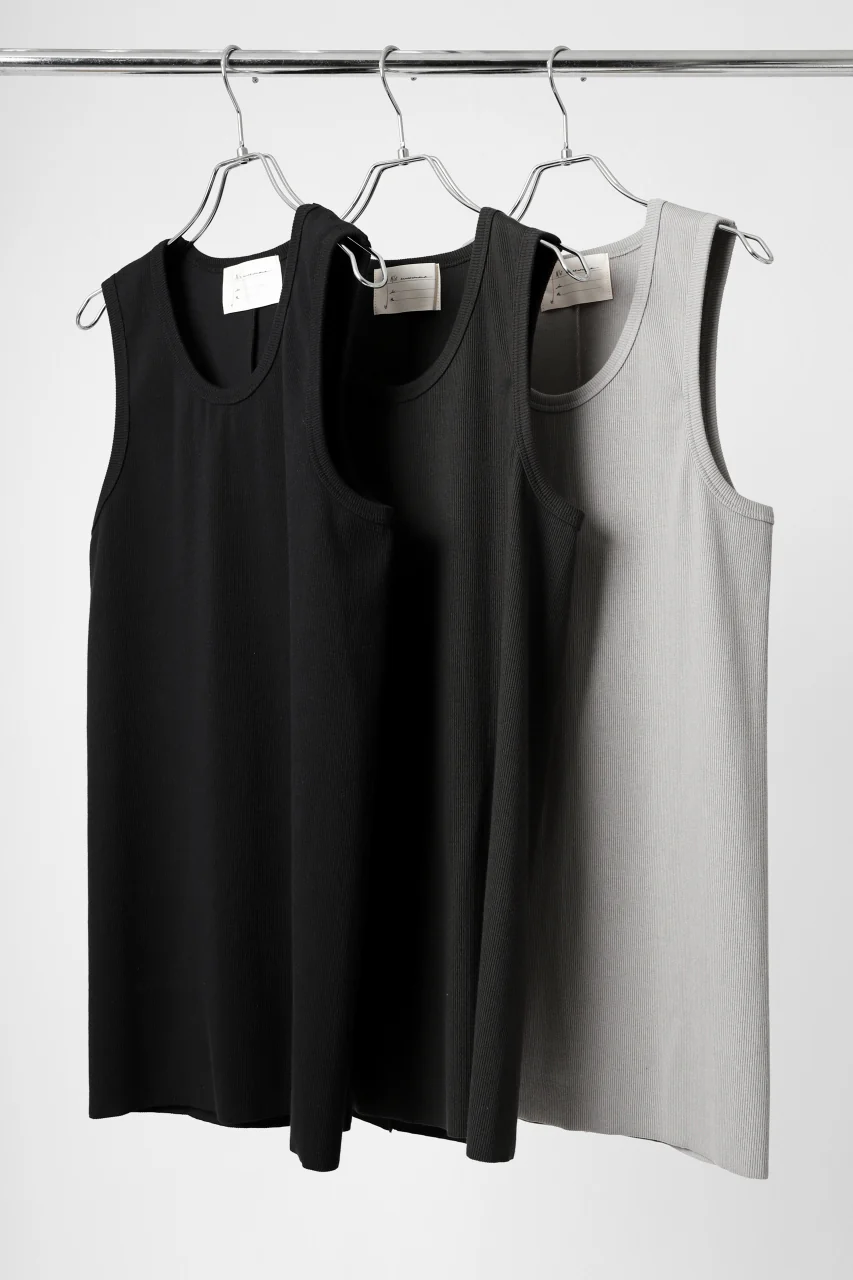N/07 MINIMAL TANK TOP / ALL STAR BARE TELECO (BLACK) - Image 10