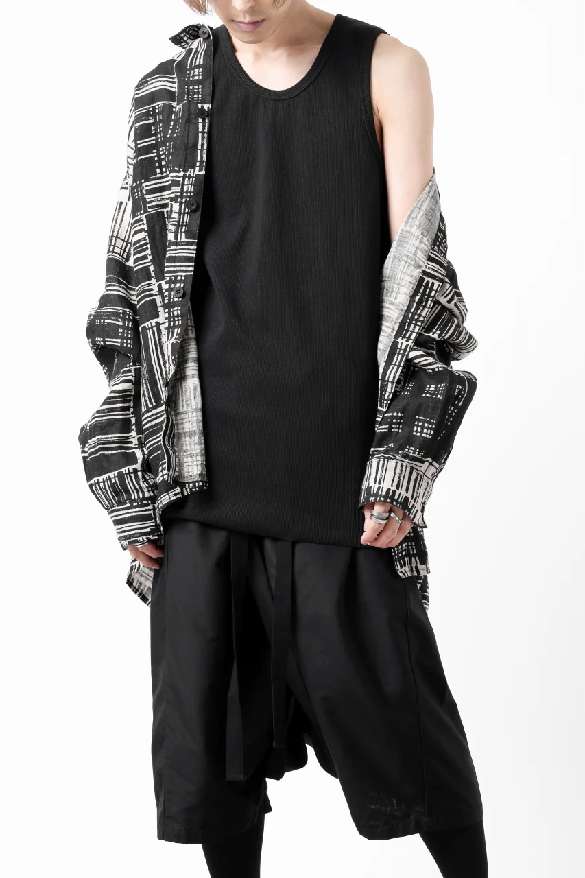 N/07 MINIMAL TANK TOP / ALL STAR BARE TELECO (BLACK) - Image 16