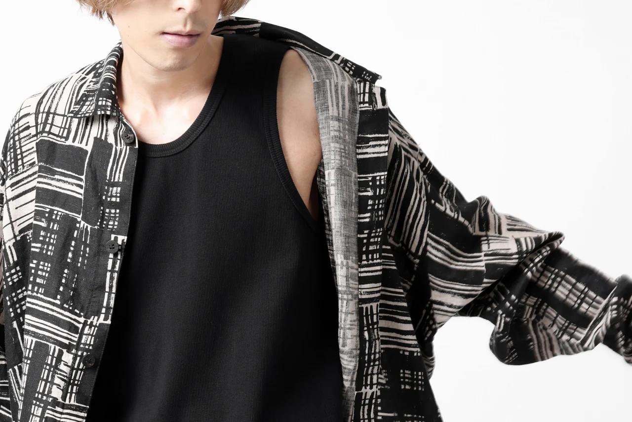 N/07 MINIMAL TANK TOP / ALL STAR BARE TELECO (BLACK) - Image 25
