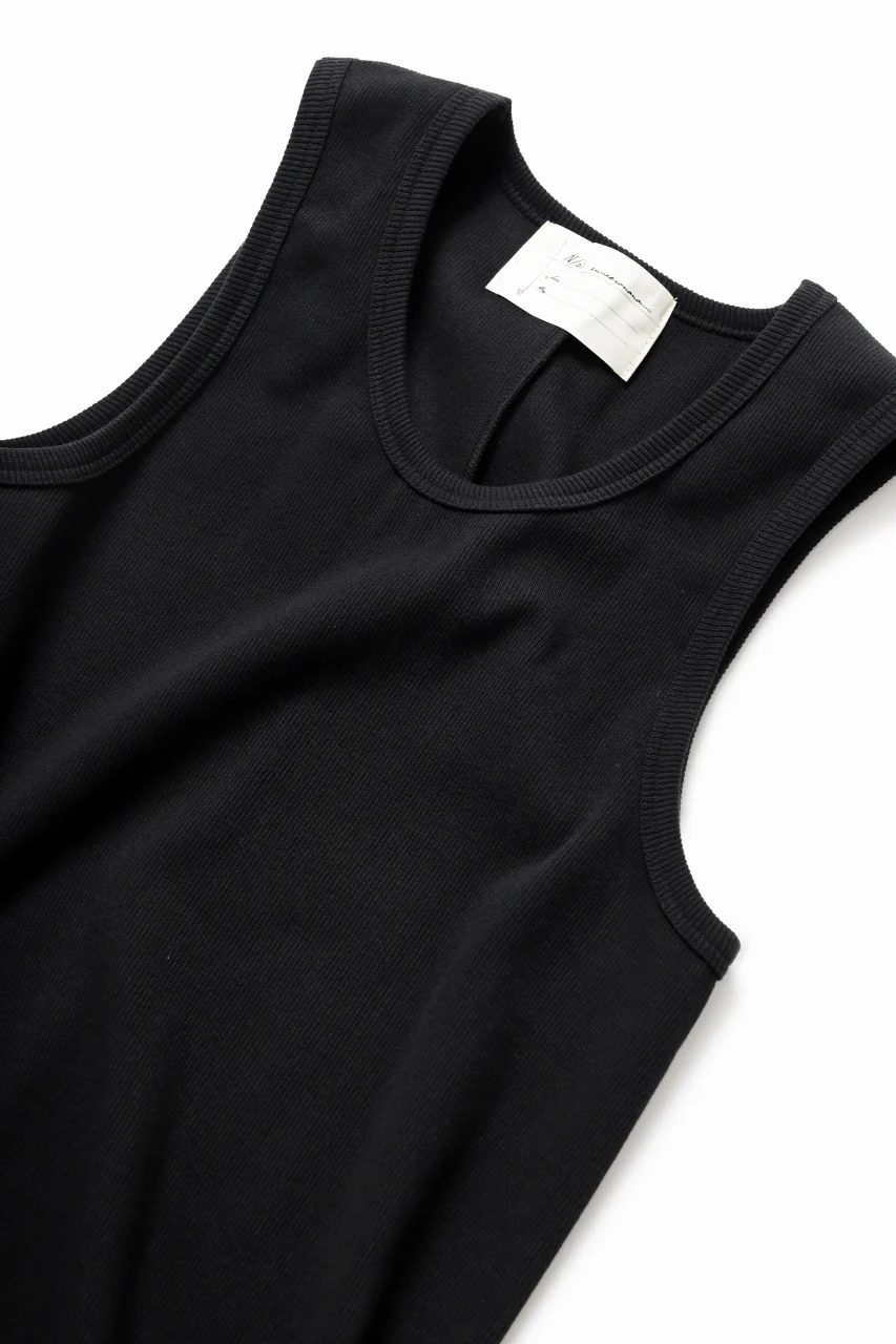 N/07 MINIMAL TANK TOP / ALL STAR BARE TELECO (BLACK) - Image 3