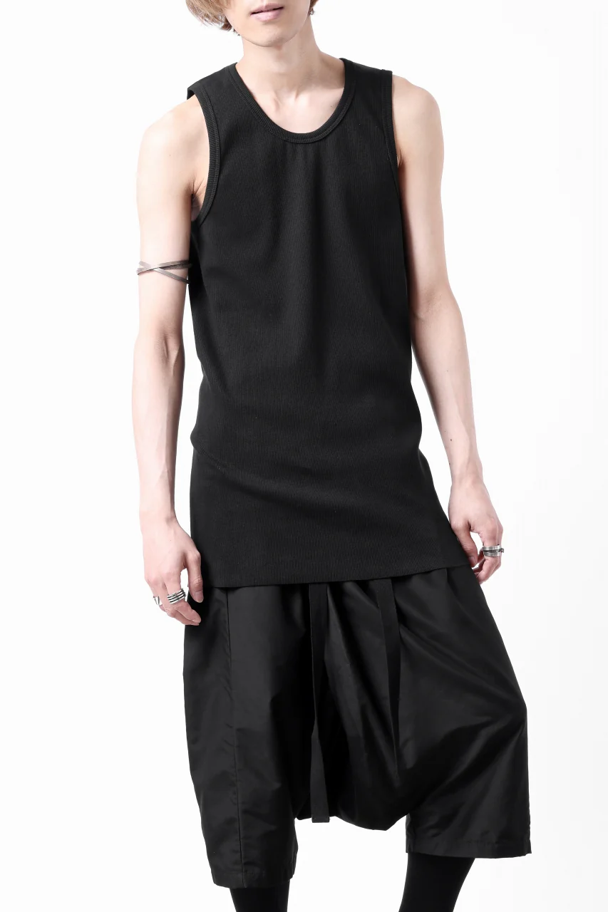 N/07 MINIMAL TANK TOP / ALL STAR BARE TELECO (BLACK) - Image 5