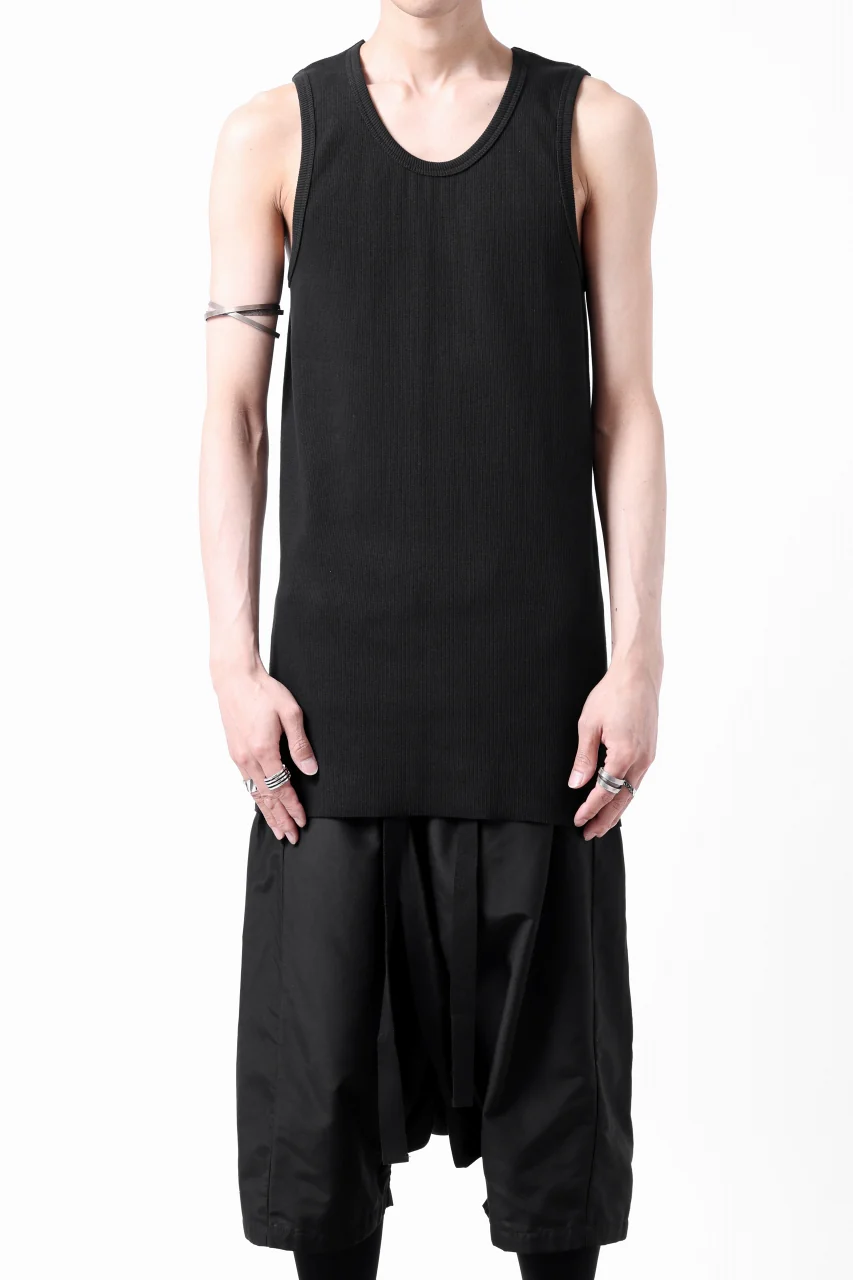 N/07 MINIMAL TANK TOP / ALL STAR BARE TELECO (BLACK) - Image 7