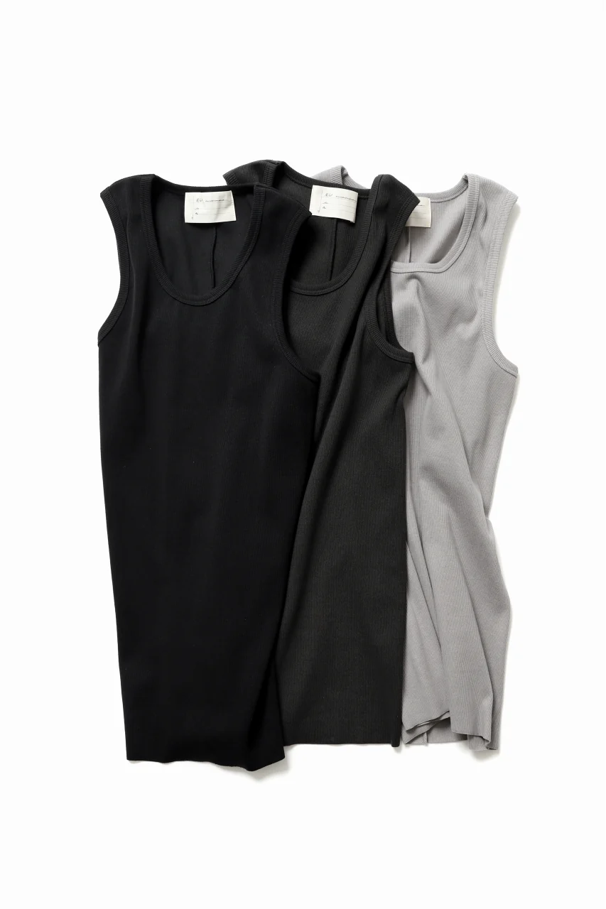 N/07 MINIMAL TANK TOP / ALL STAR BARE TELECO (BLACK) - Image 8