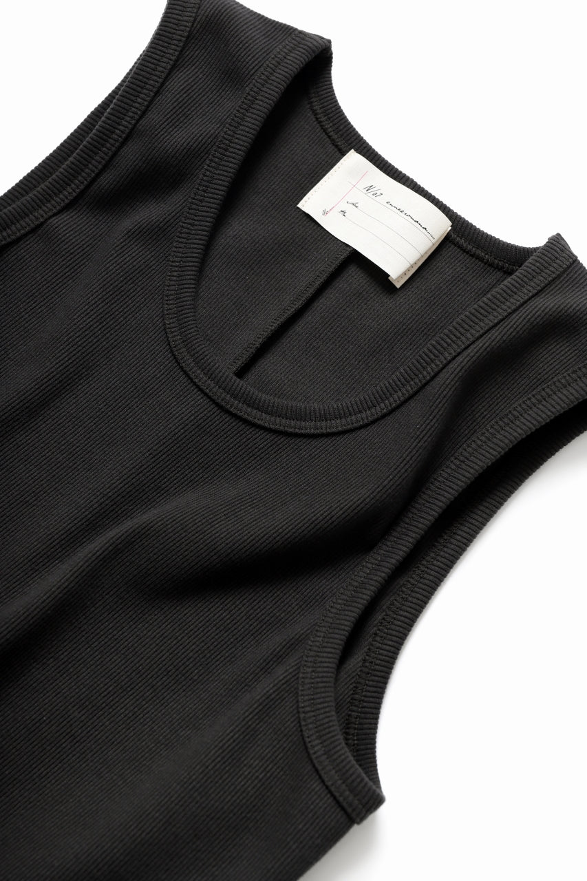 N/07 MINIMAL TANK TOP / ALL STAR BARE TELECO (DARK GREY) - Image 3