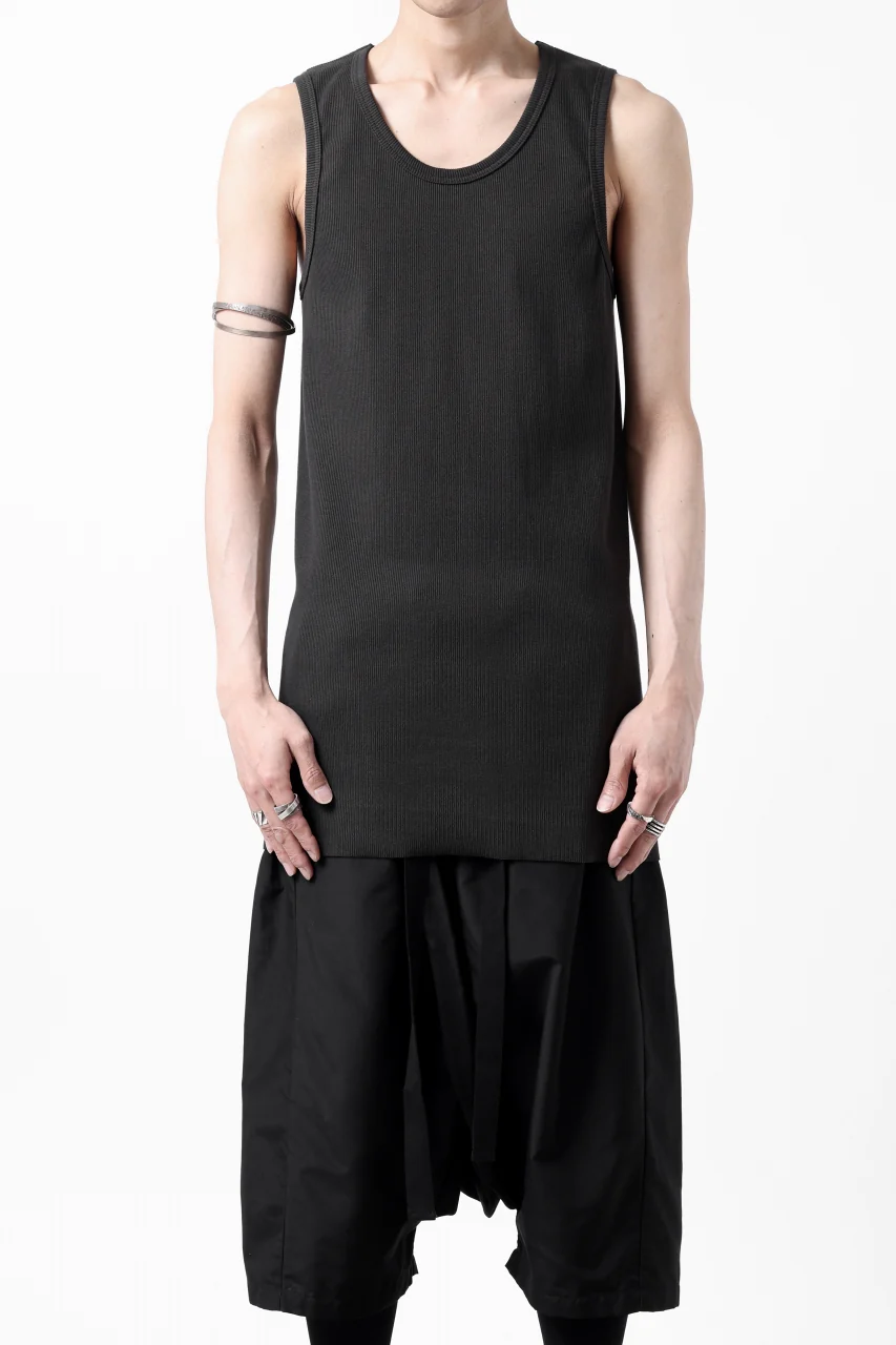 N/07 MINIMAL TANK TOP / ALL STAR BARE TELECO (DARK GREY) - Image 5