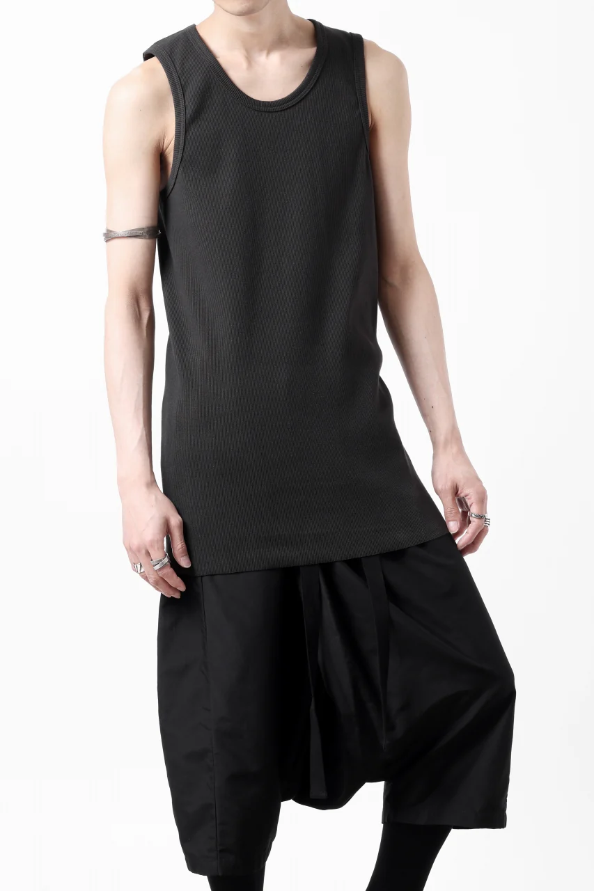 N/07 MINIMAL TANK TOP / ALL STAR BARE TELECO (DARK GREY) - Image 7