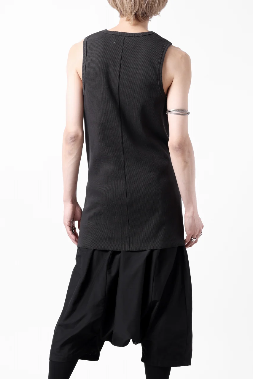 N/07 MINIMAL TANK TOP / ALL STAR BARE TELECO (DARK GREY) - Image 9