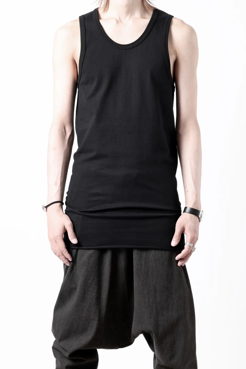 N/07 MINIMAL TANK TOP / CLASSIC JERSEY (BLACK) - Image 11