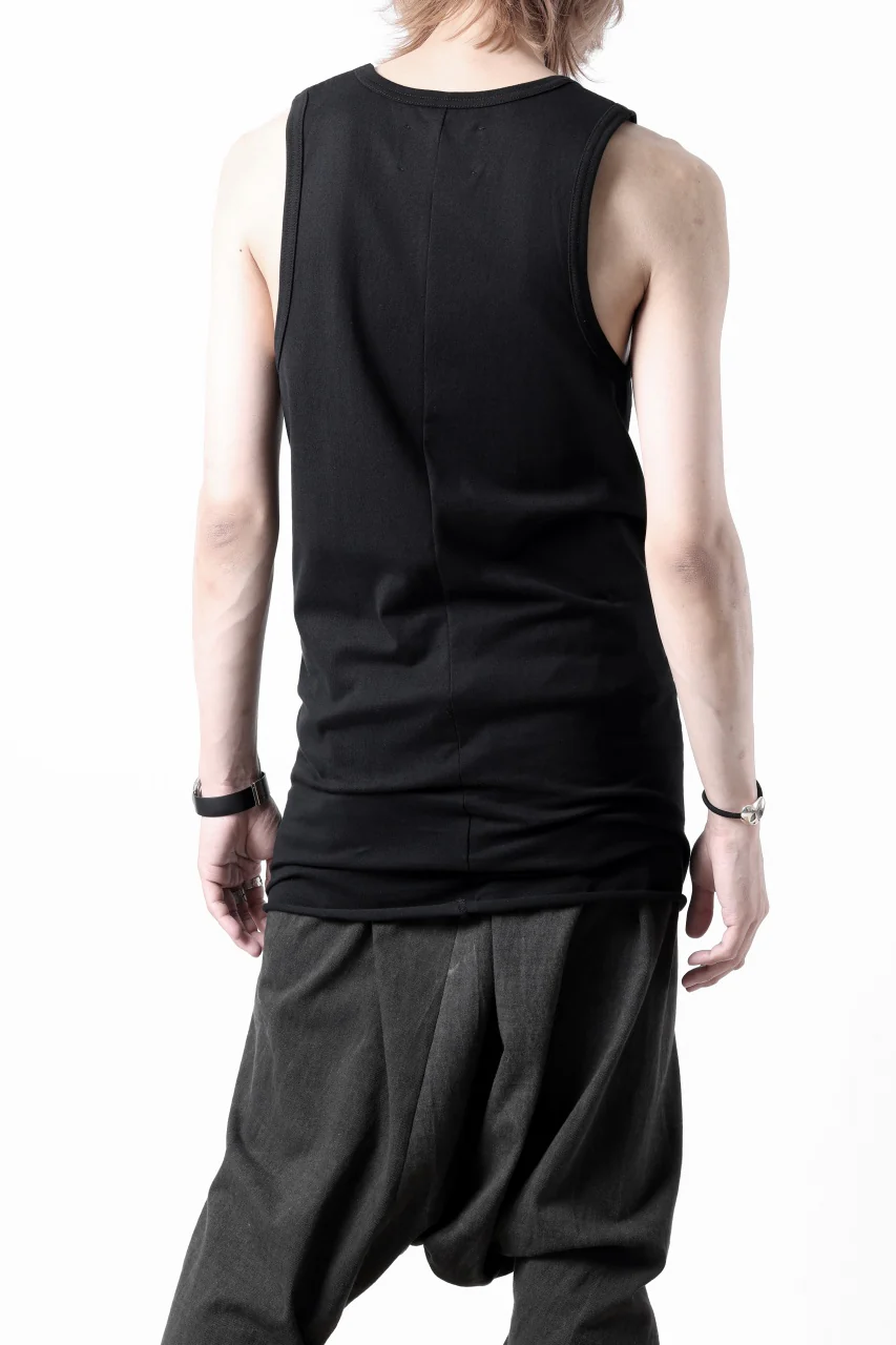 N/07 MINIMAL TANK TOP / CLASSIC JERSEY (BLACK) - Image 14