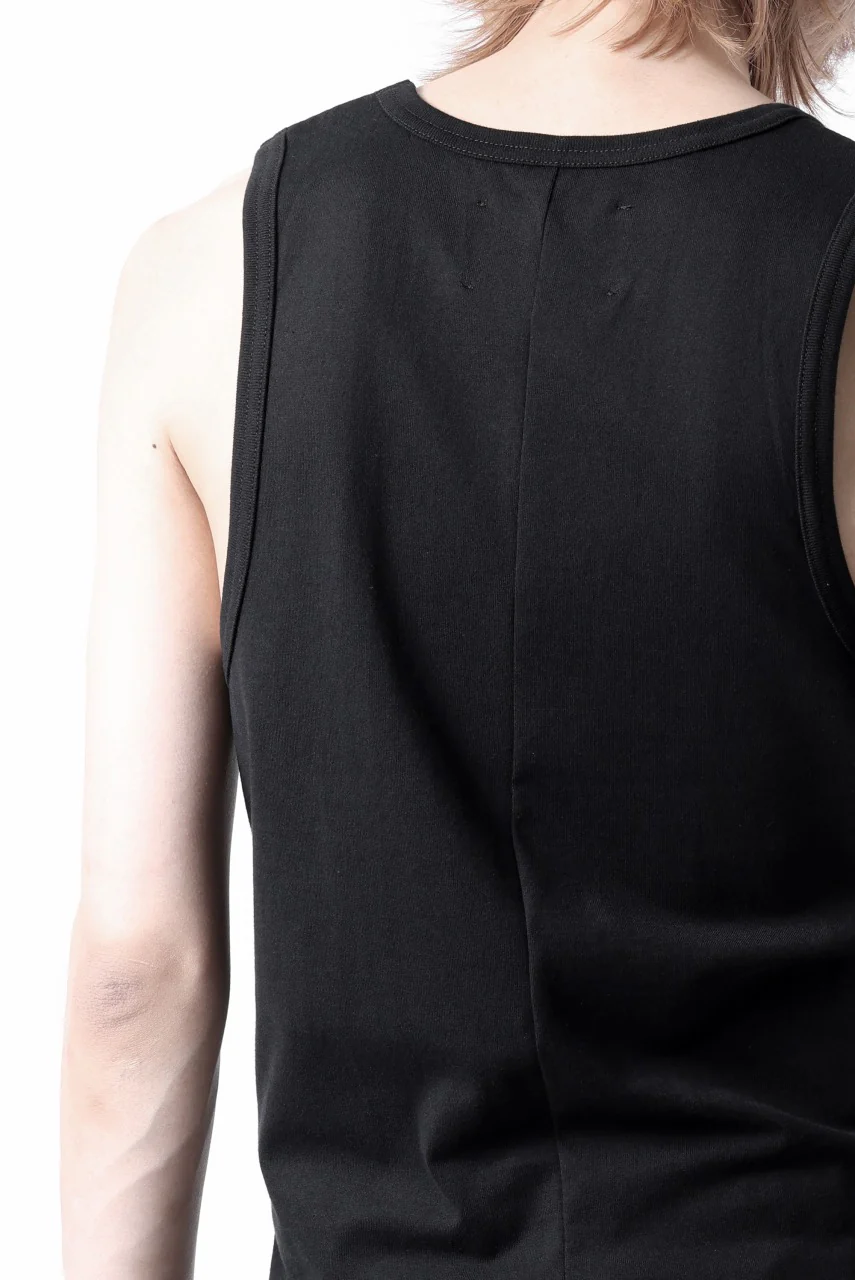 N/07 MINIMAL TANK TOP / CLASSIC JERSEY (BLACK) - Image 19