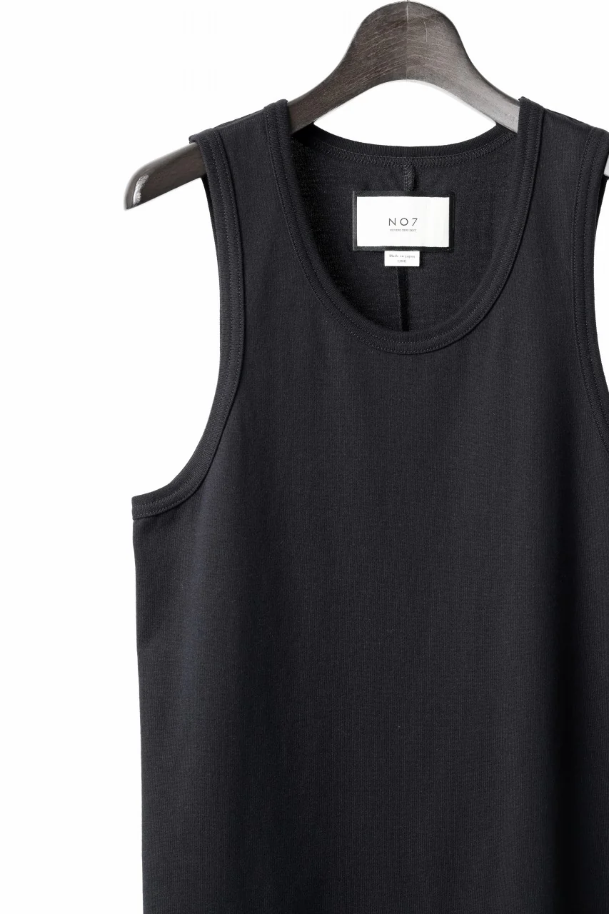 N/07 MINIMAL TANK TOP / CLASSIC JERSEY (BLACK) - Image 4