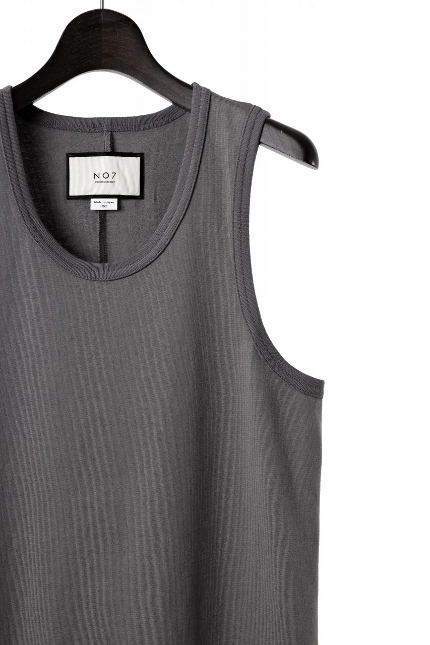 N/07 MINIMAL TANK TOP / CLASSIC JERSEY (GREY) - Image 5