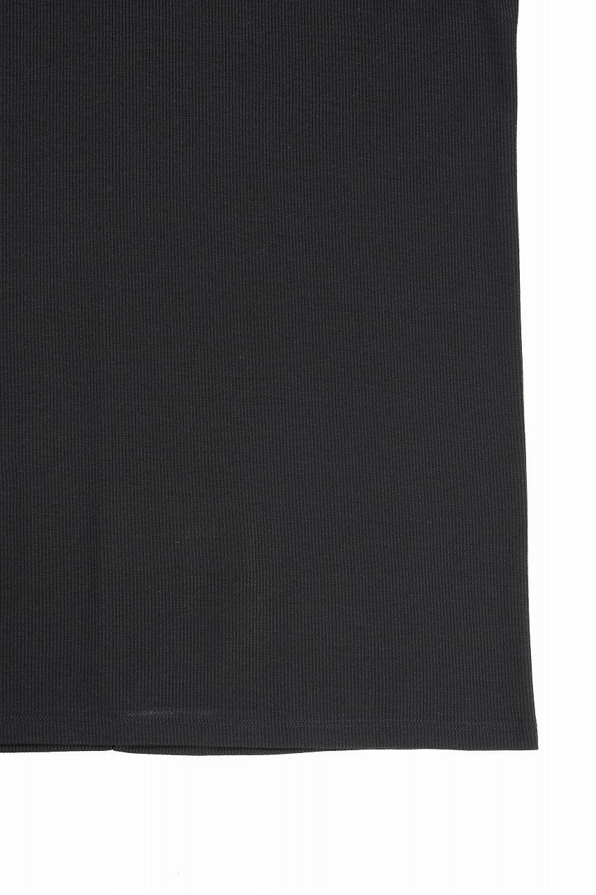 N/07 MINIMAL TANK TOP / MVS SPIRAL TELECO (BLACK) - Image 5