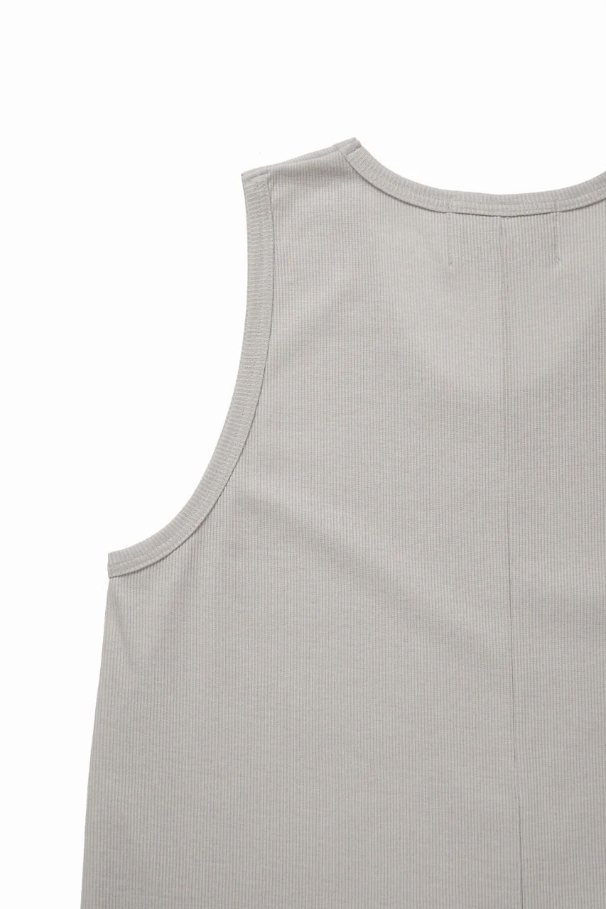 N/07 MINIMAL TANK TOP / MVS SPIRAL TELECO (GREIGE) - Image 10