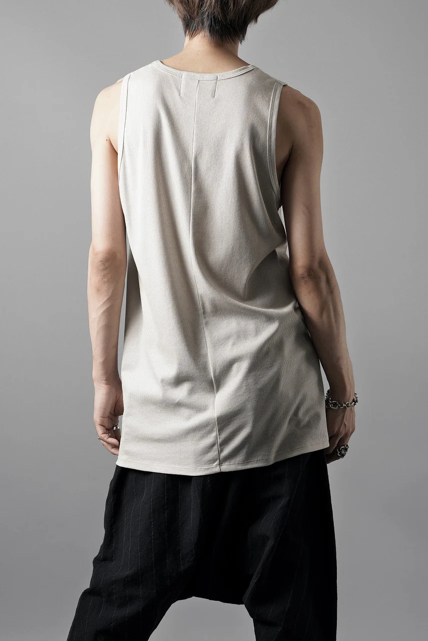 N/07 MINIMAL TANK TOP / MVS SPIRAL TELECO (GREIGE) - Image 16