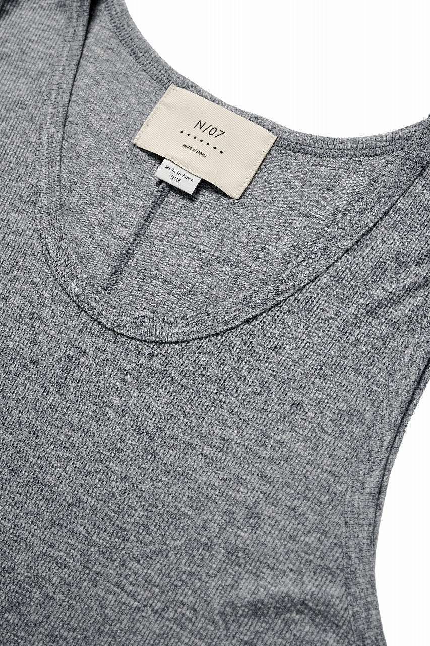 N/07 MINIMAL TANK TOP / MVS SPIRAL TELECO (HEATHER) - Image 4