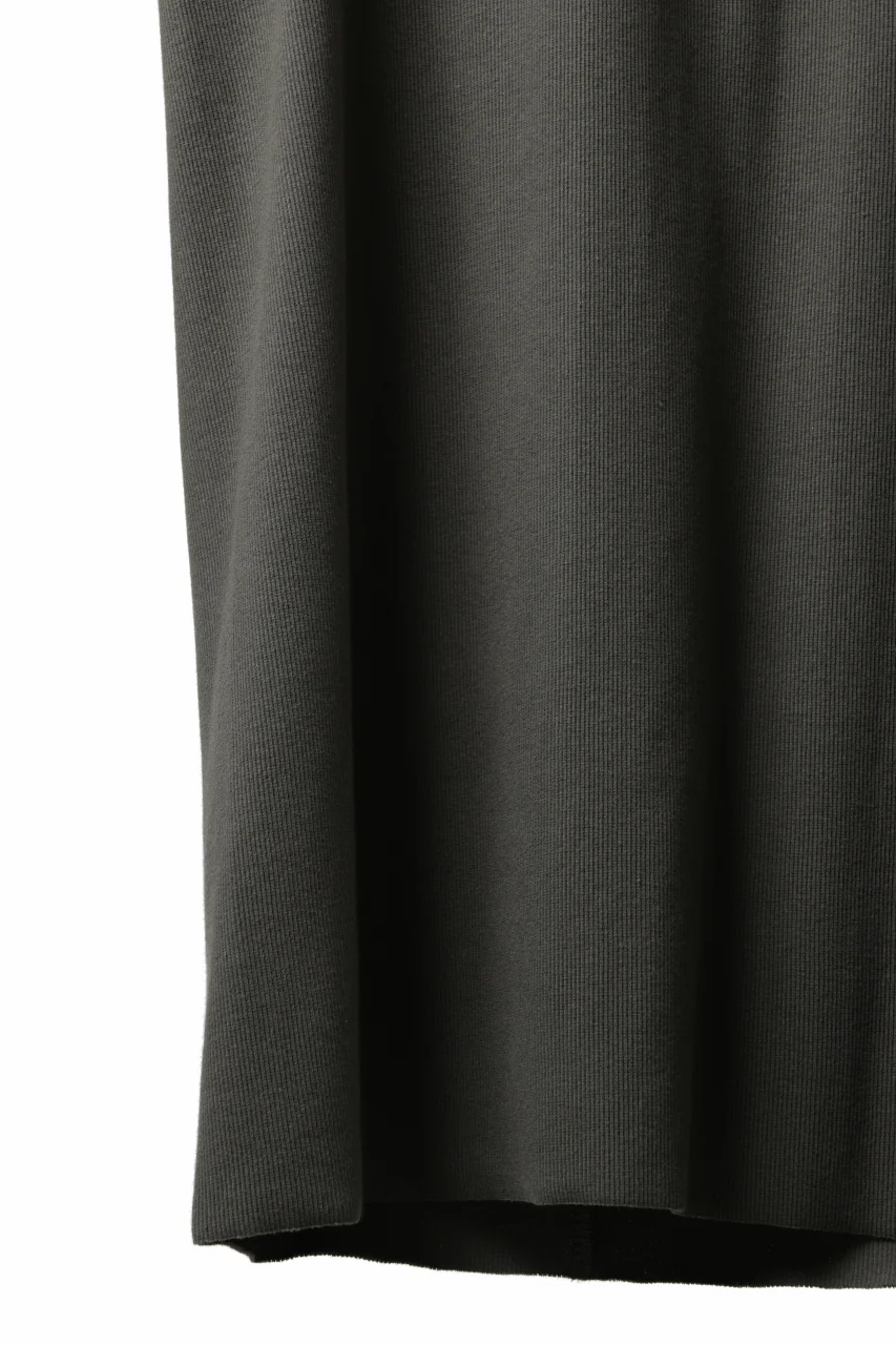 N/07 MINIMAL TANK TOP / SUPER STRETCH BARE TELECO (CHARCOAL) - Image 10