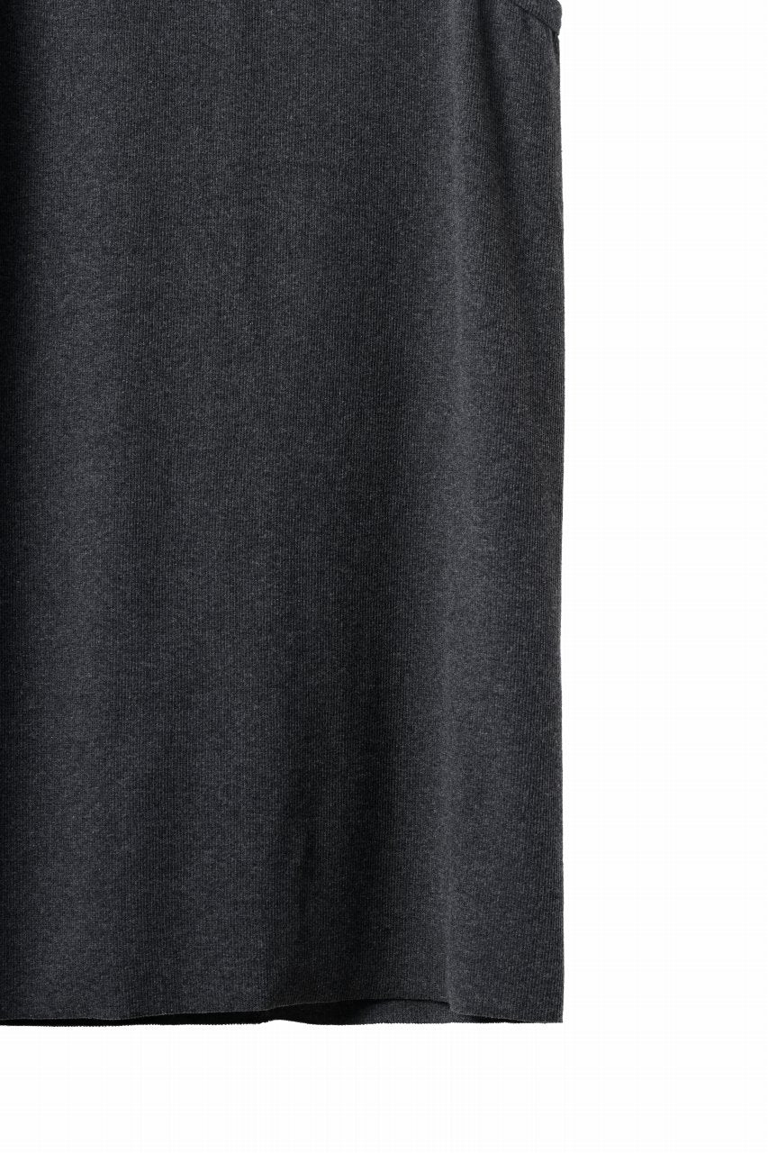 N/07 MINIMAL TANK TOP / SUPER STRETCH BARE TELECO (HEATHER GREY) - Image 7