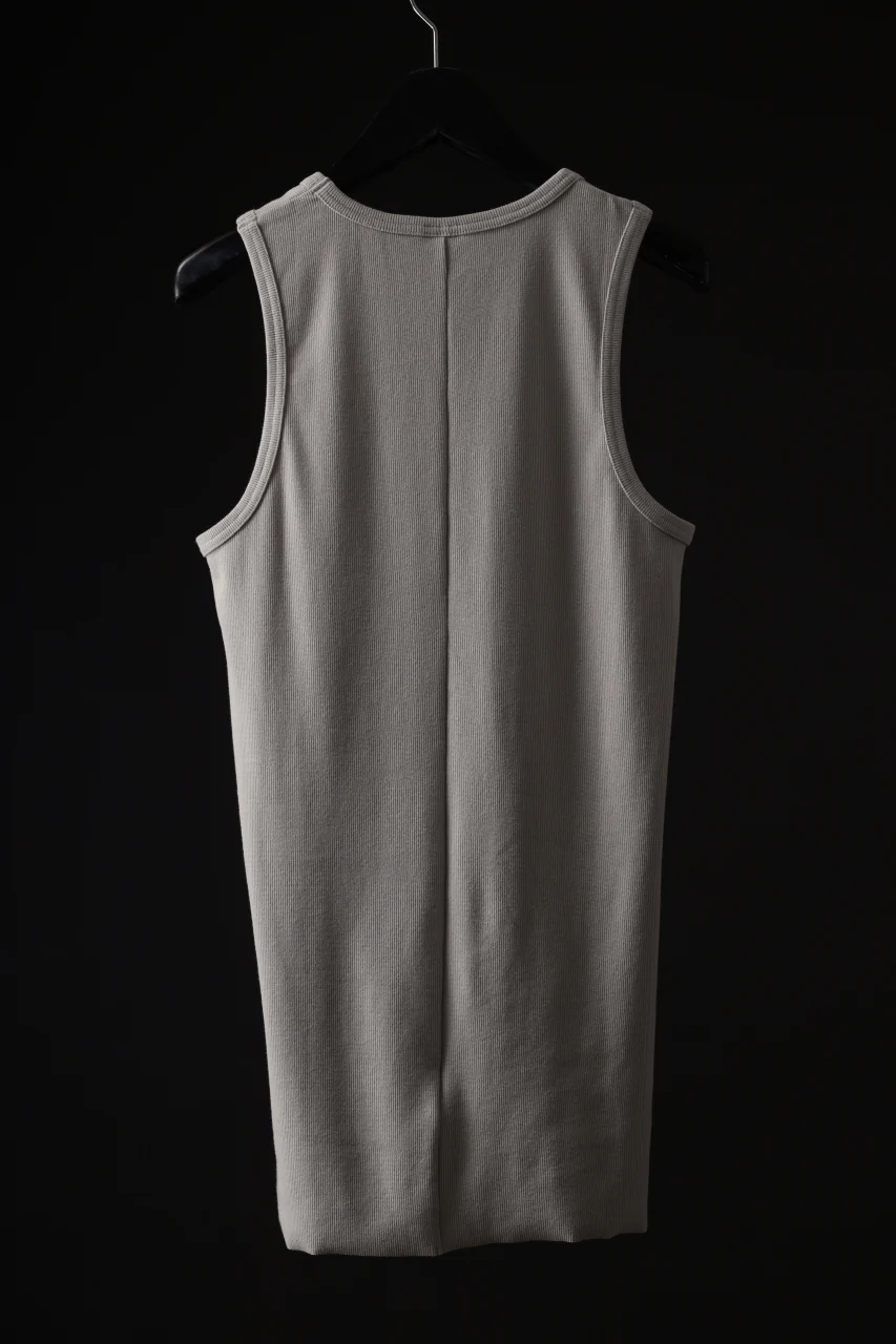 N/07 MINIMAL TANK TOP / SUPER STRETCH BARE TELECO (LIGHT GREIGE) - Image 8