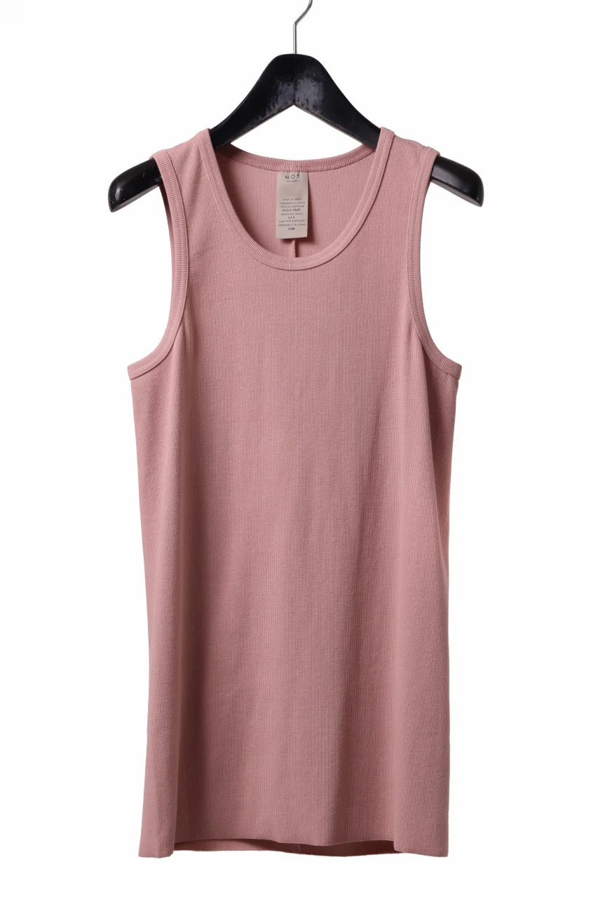 N/07 MINIMAL TANK TOP / SUPER STRETCH BARE TELECO (PINK) - Image 6