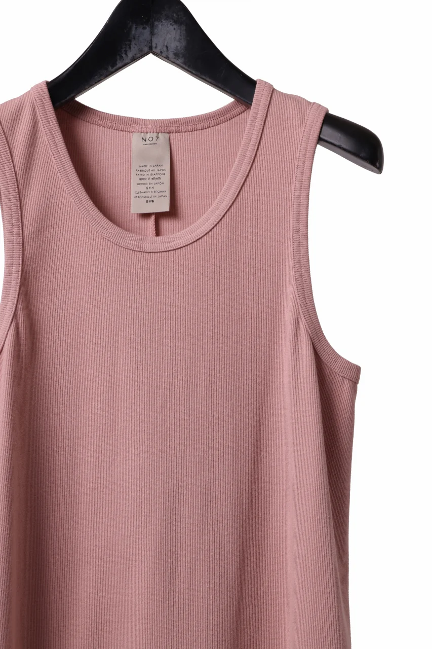N/07 MINIMAL TANK TOP / SUPER STRETCH BARE TELECO (PINK) - Image 9