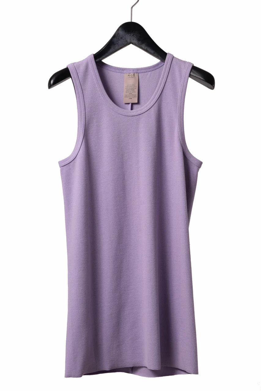N/07 MINIMAL TANK TOP / SUPER STRETCH BARE TELECO (PURPLE) - Image 6