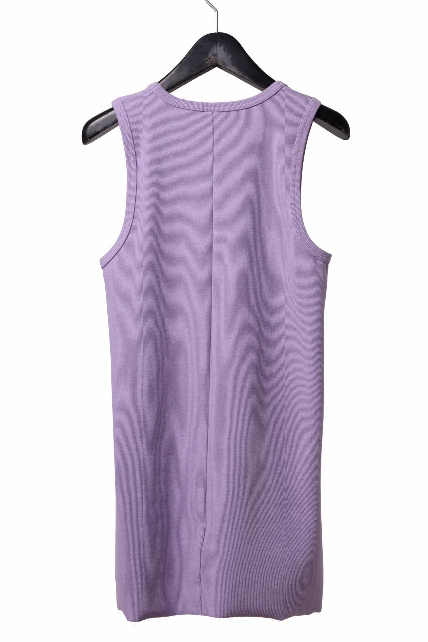 N/07 MINIMAL TANK TOP / SUPER STRETCH BARE TELECO (PURPLE) - Image 8