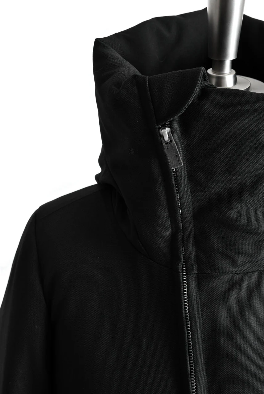 N/07 Mods Down Coat / Mixture Canvas (BLACK) - Image 12