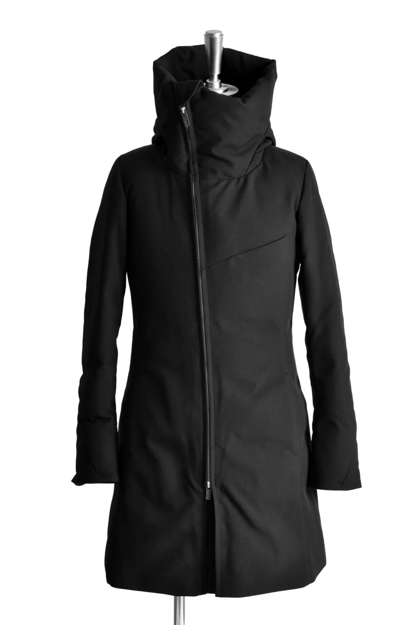 N/07 Mods Down Coat / Mixture Canvas (BLACK) - Image 2