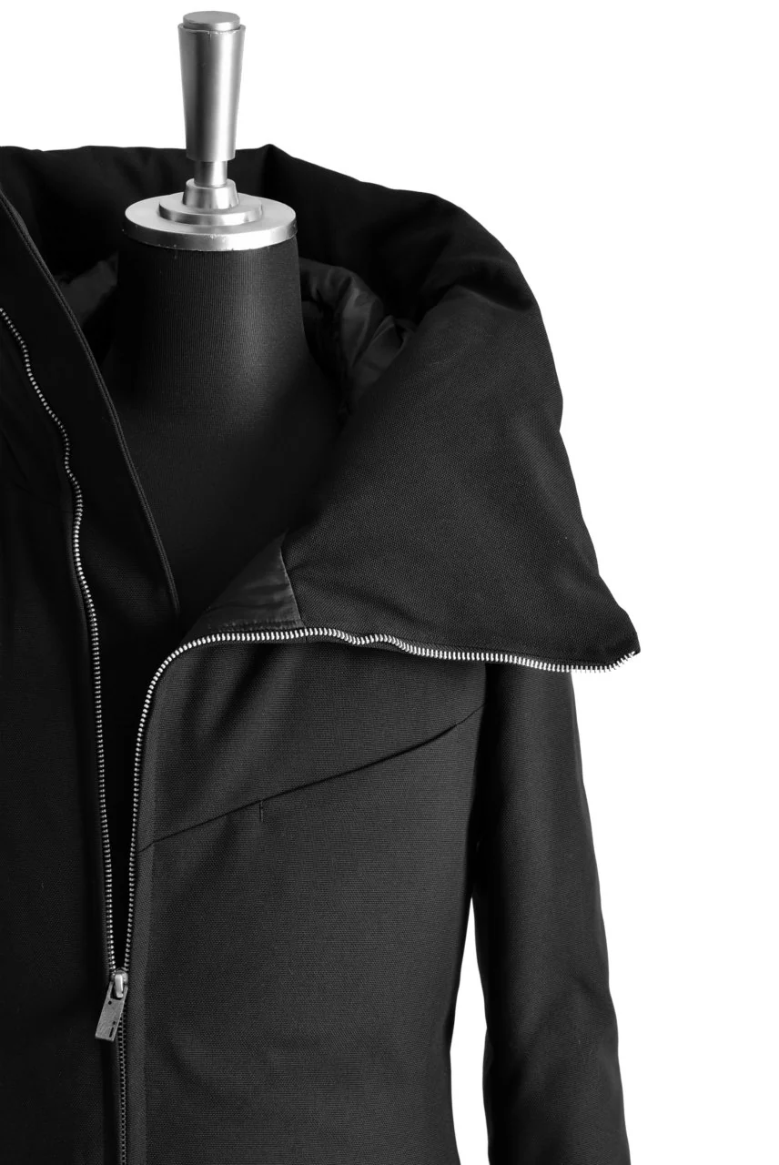 N/07 Mods Down Coat / Mixture Canvas (BLACK) - Image 32