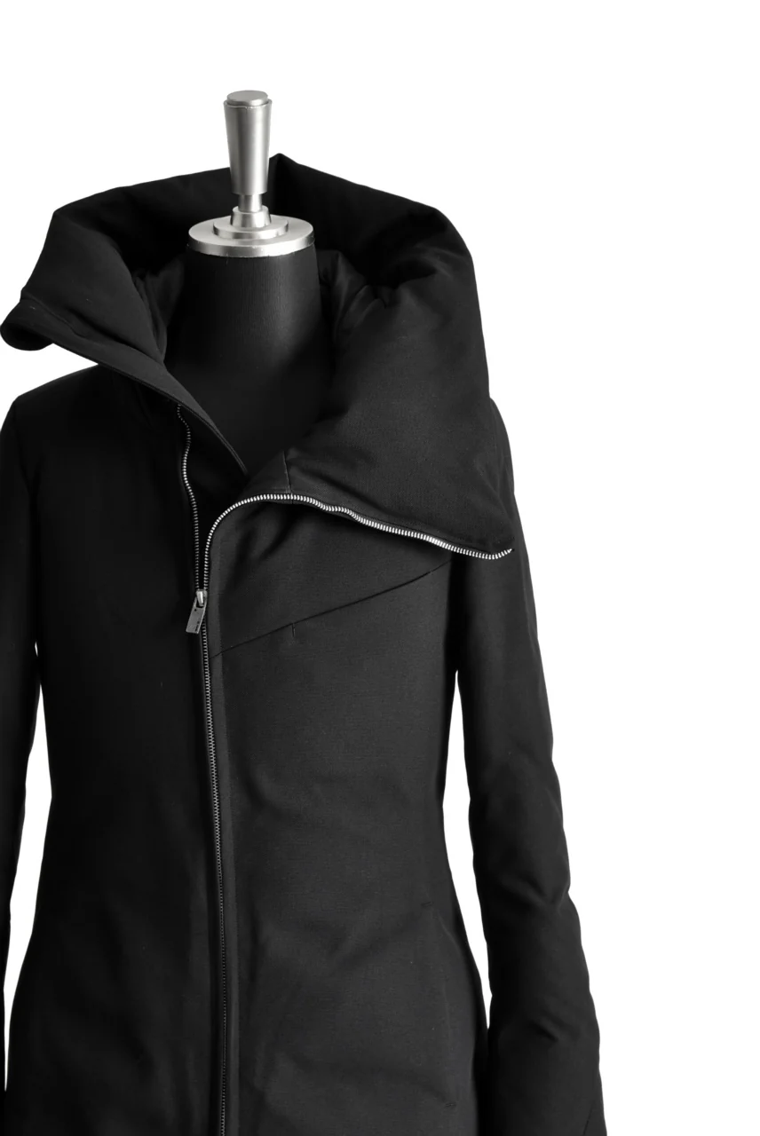N/07 Mods Down Coat / Mixture Canvas (BLACK) - Image 33