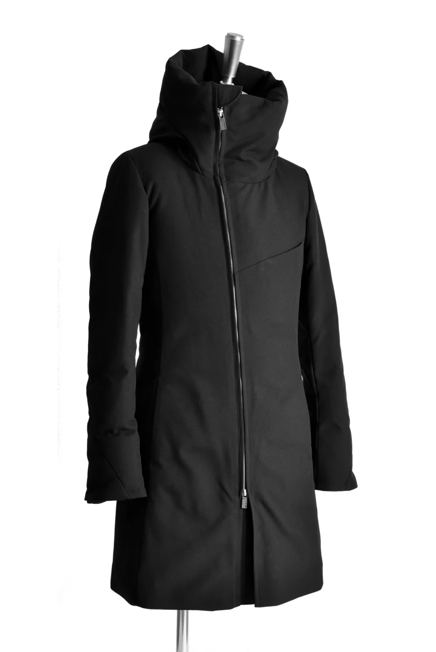 N/07 Mods Down Coat / Mixture Canvas (BLACK) - Image 4