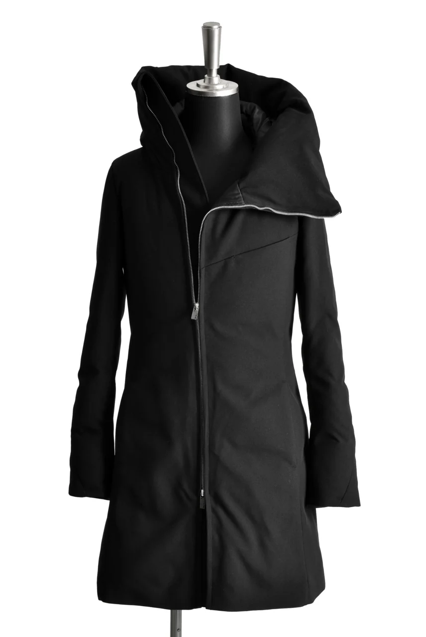 N/07 Mods Down Coat / Mixture Canvas (BLACK) - Image 5