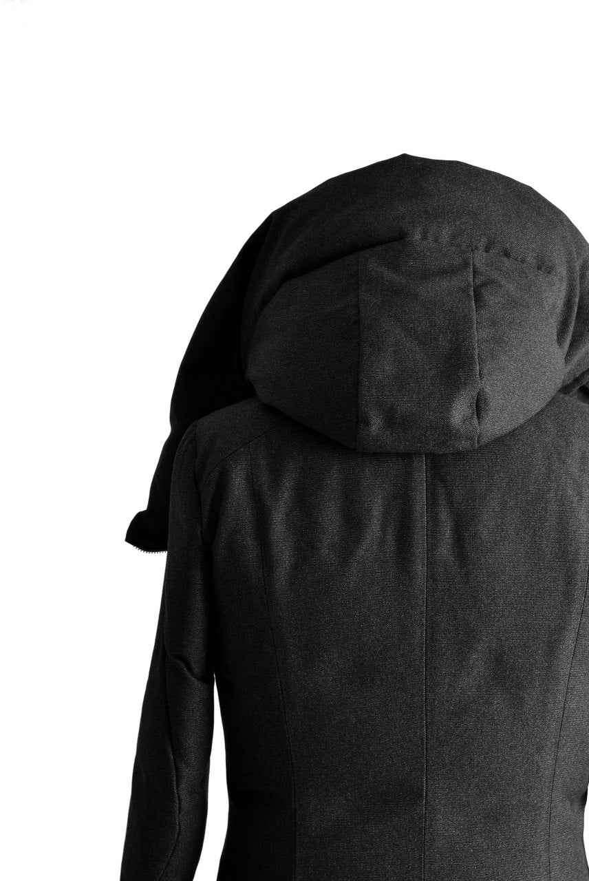 N/07 Mods Down Coat / Salt'npepper Canvas (DARK GREY) - Image 33
