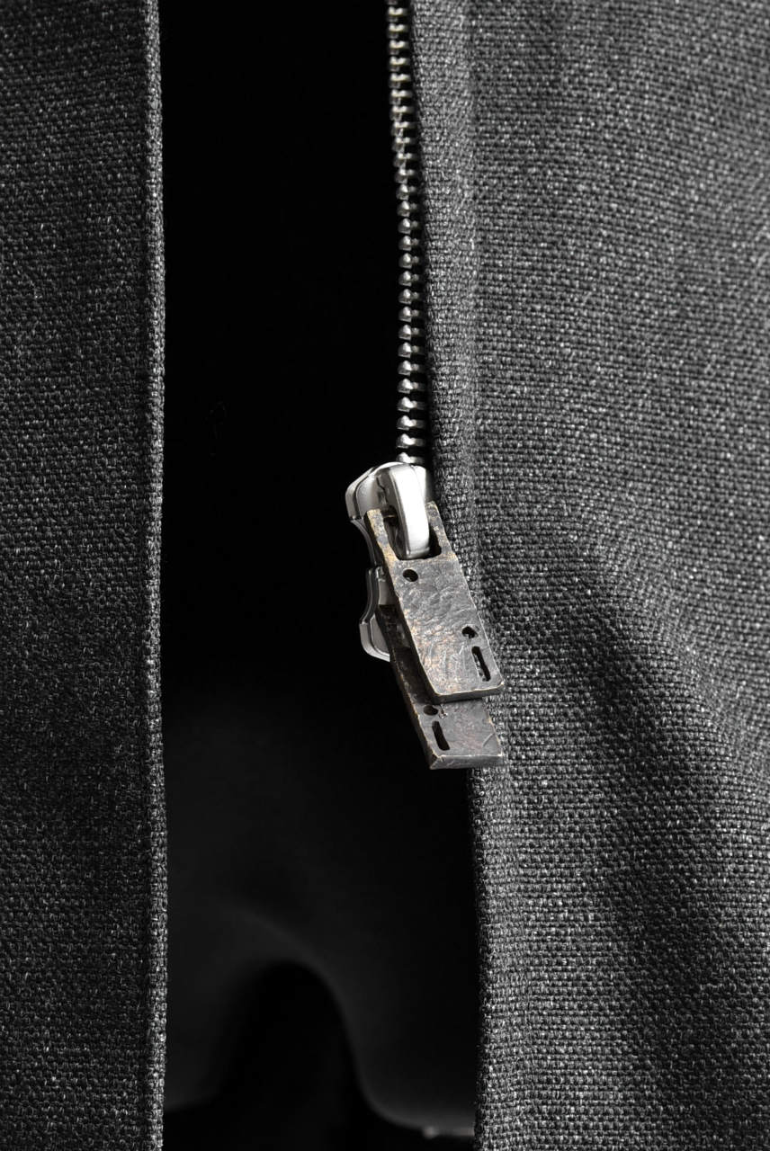 N/07 Mods Down Coat / Salt'npepper Canvas (DARK GREY) - Image 36