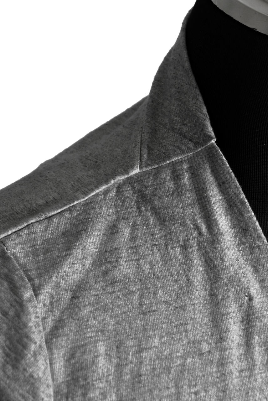 N/07 Neck Follow Jersey Tops / Sumi Ink Dyed (INK) - Image 13