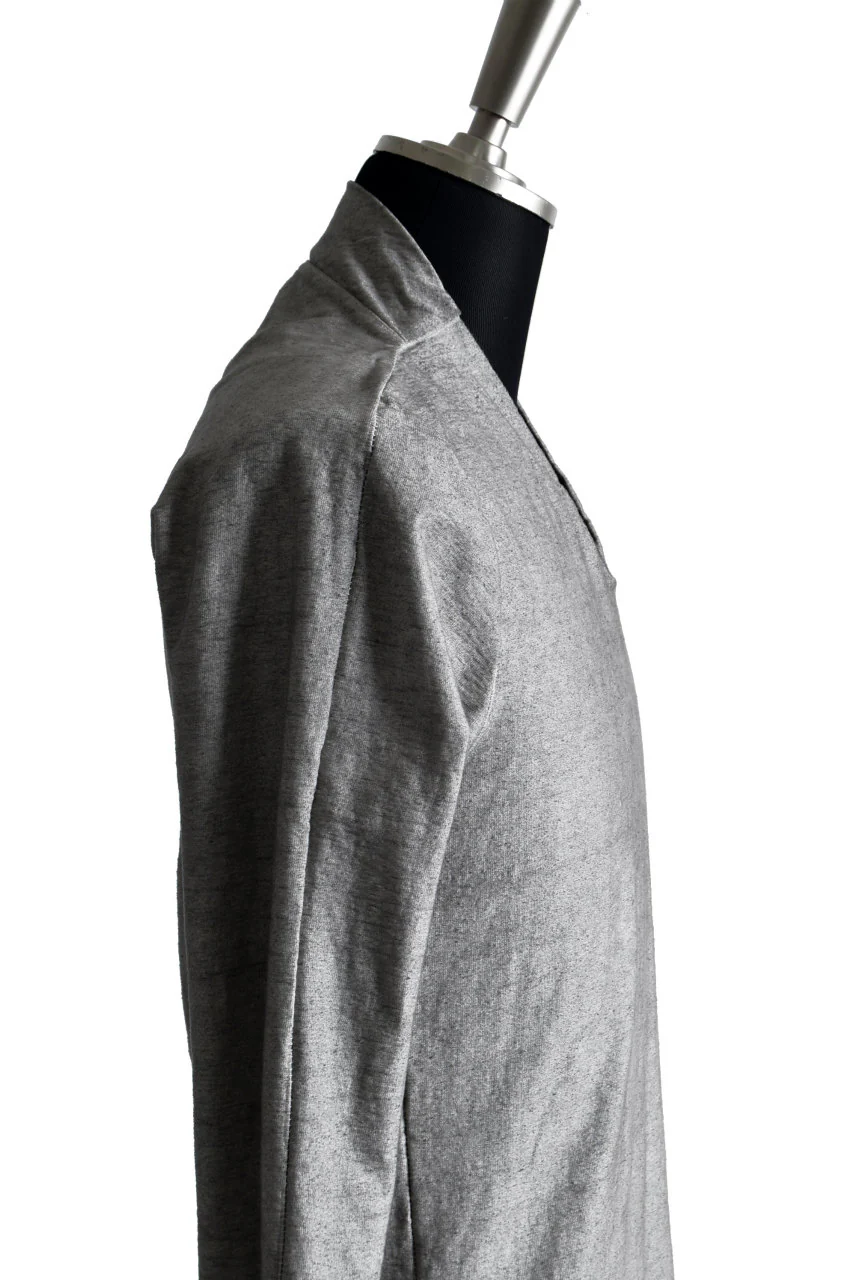 N/07 Neck Follow Jersey Tops / Sumi Ink Dyed (INK) - Image 15
