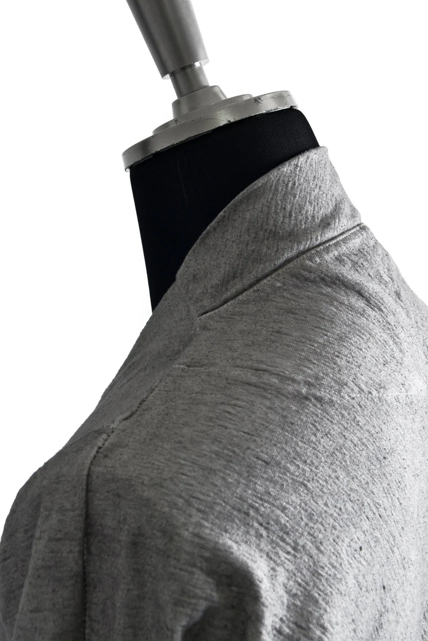 N/07 Neck Follow Jersey Tops / Sumi Ink Dyed (INK) - Image 17