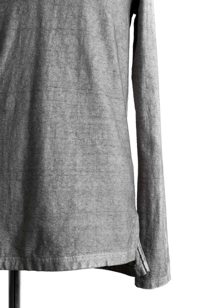 N/07 Neck Follow Jersey Tops / Sumi Ink Dyed (INK) - Image 20