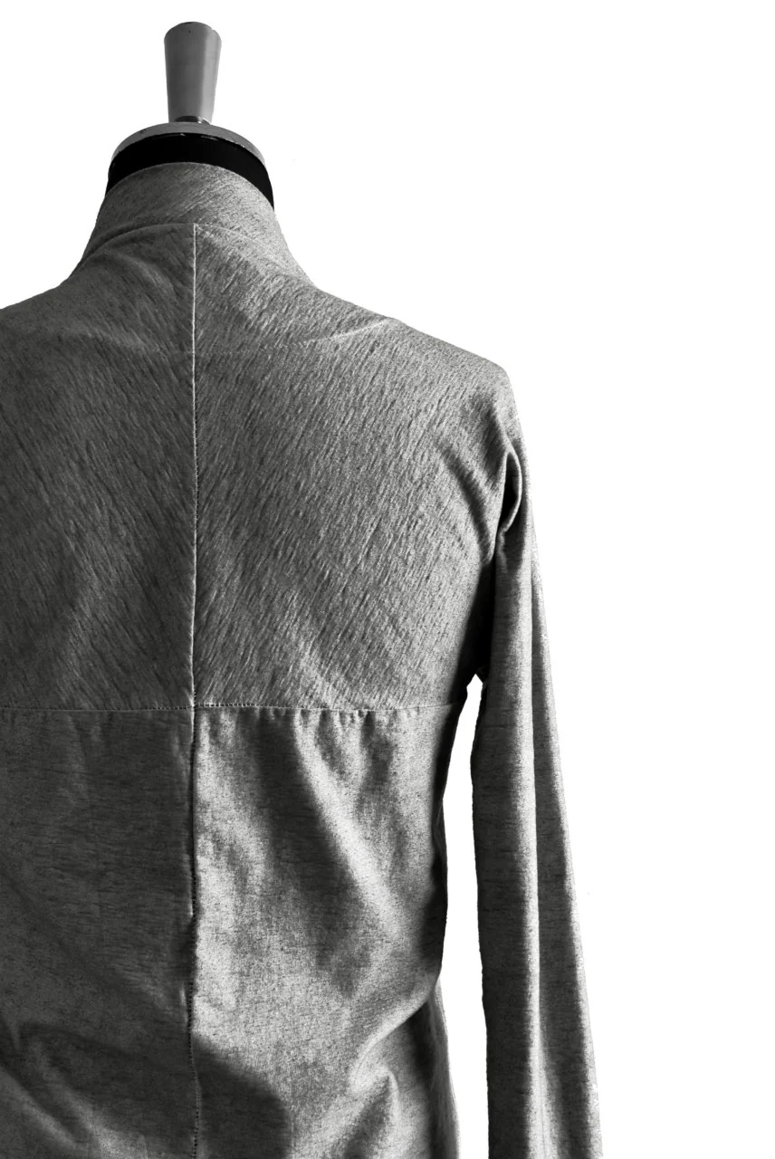 N/07 Neck Follow Jersey Tops / Sumi Ink Dyed (INK) - Image 24