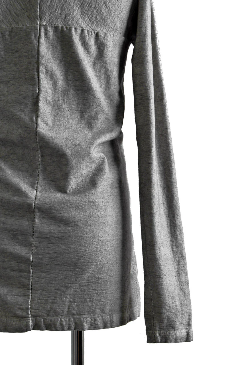 N/07 Neck Follow Jersey Tops / Sumi Ink Dyed (INK) - Image 26