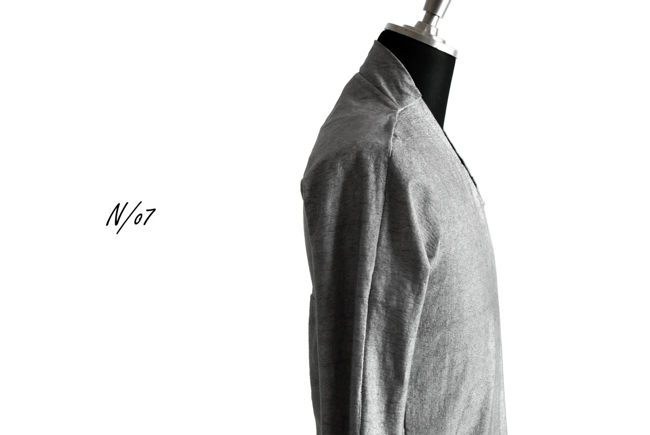 N/07 Neck Follow Jersey Tops / Sumi Ink Dyed (INK) - Image 33